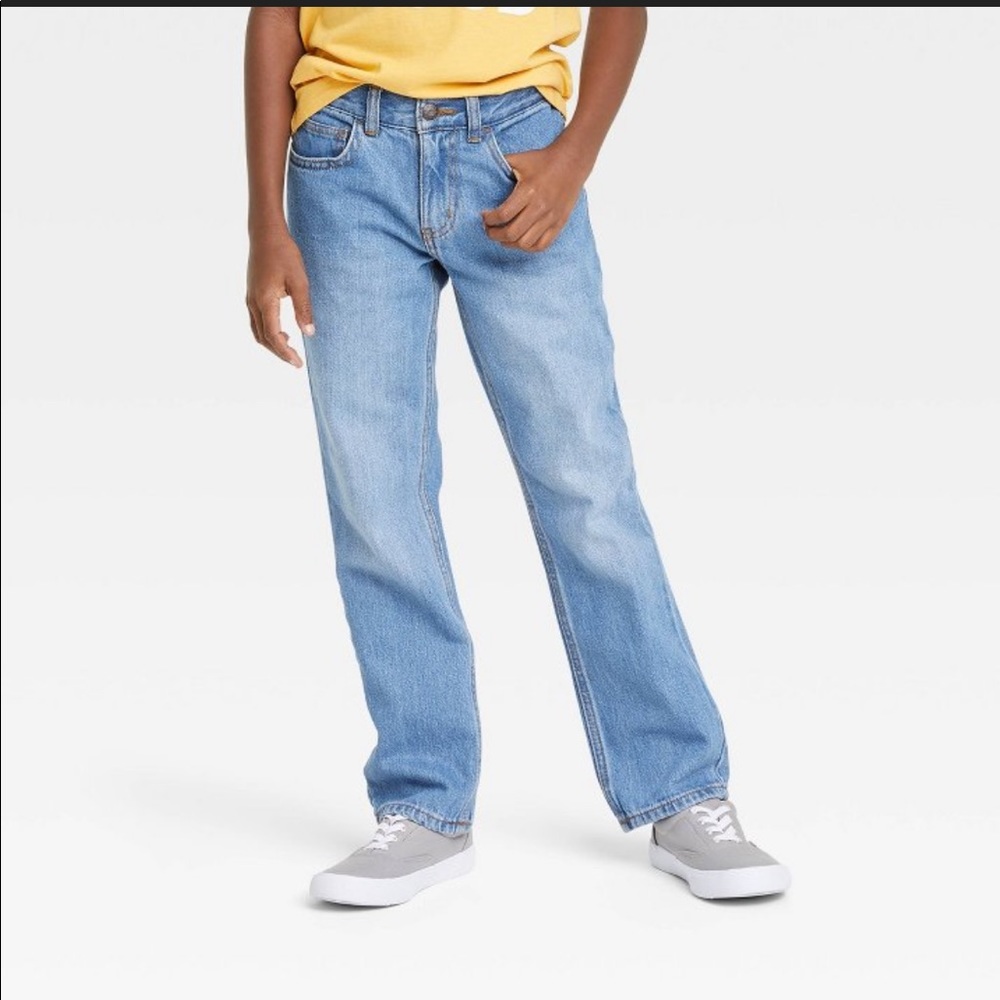 Cat & Jack relaxed straight jeans